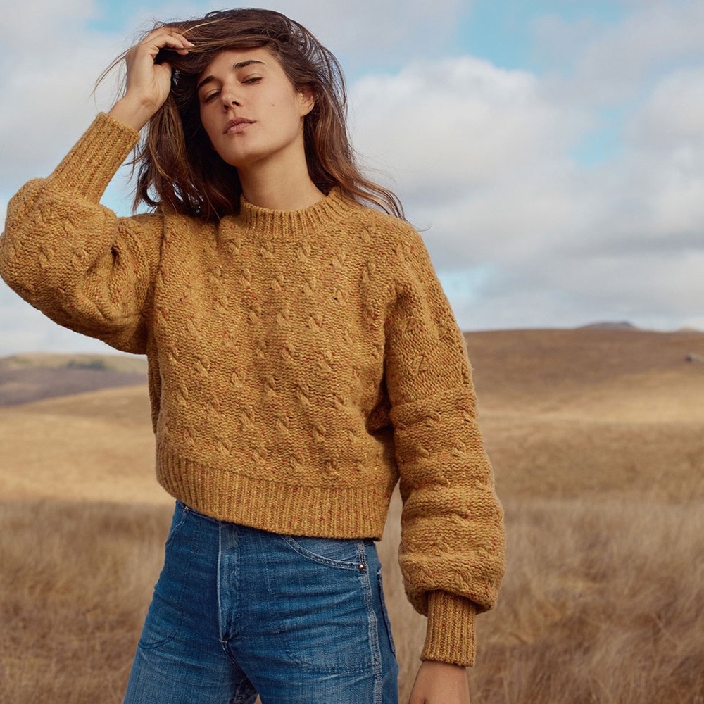 Christy Dawn Frannie Sweater in Yellow